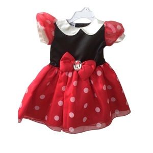 Disney Minnie Mouse 3T Toddler Girls Costume EUC Cute Little Girl Disney Dress